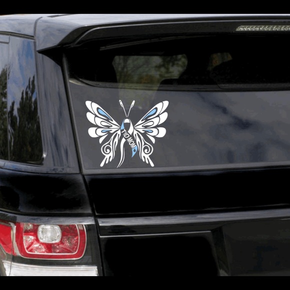T1D Mom/Warrior /Fight Butterfly  Decal - Picture 2 of 3